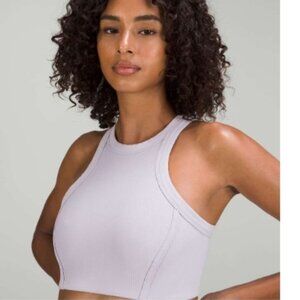 Lululemon Ribbed Nulu High-Neck Yoga Bra